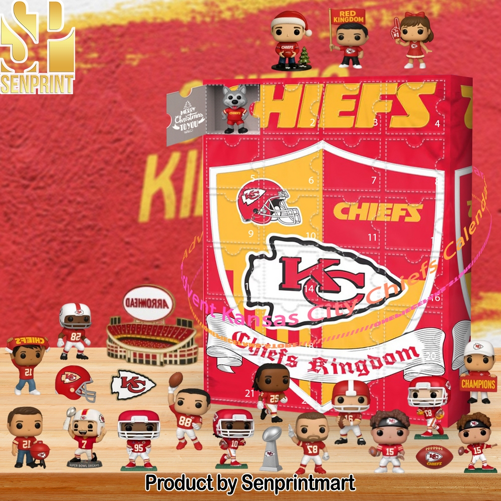 Kansas City Chiefs Christmas Daily Gift Box 2025