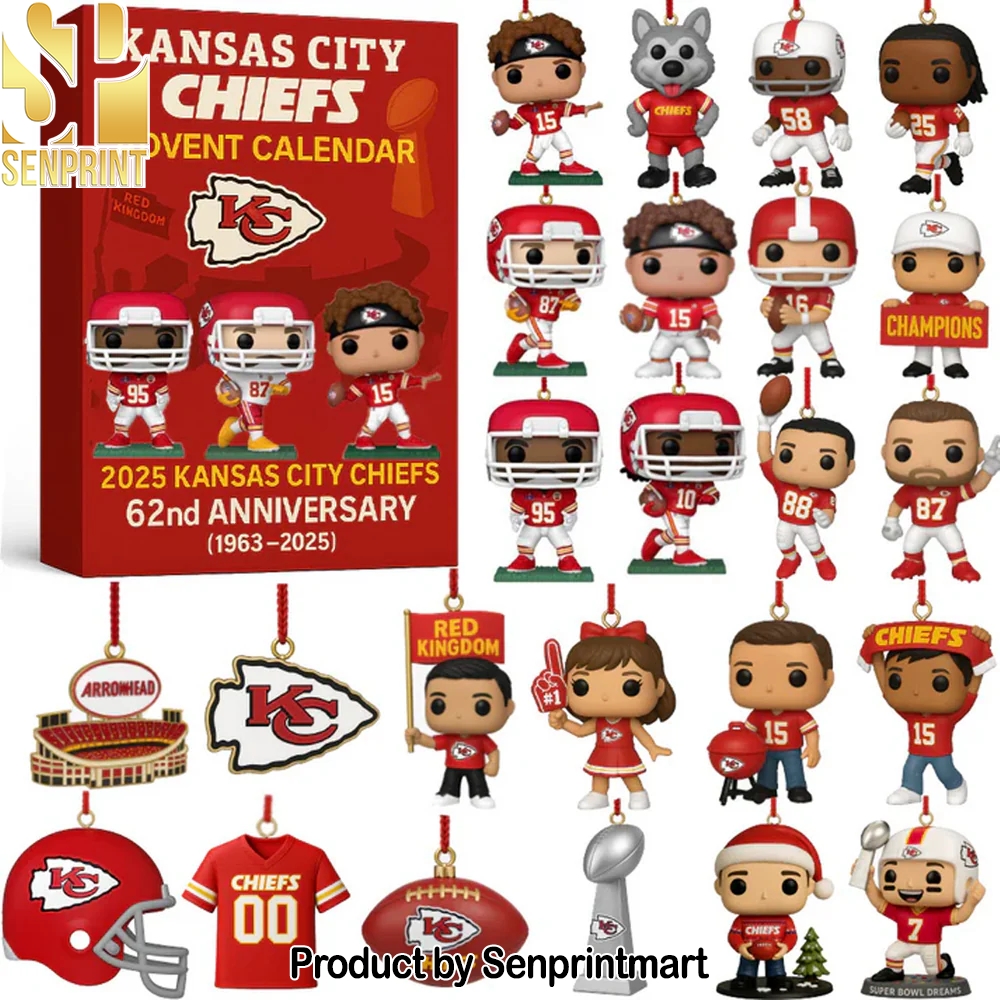 Kansas City Chiefs x NFL Anniversary Holiday Surprise Calendar 2025