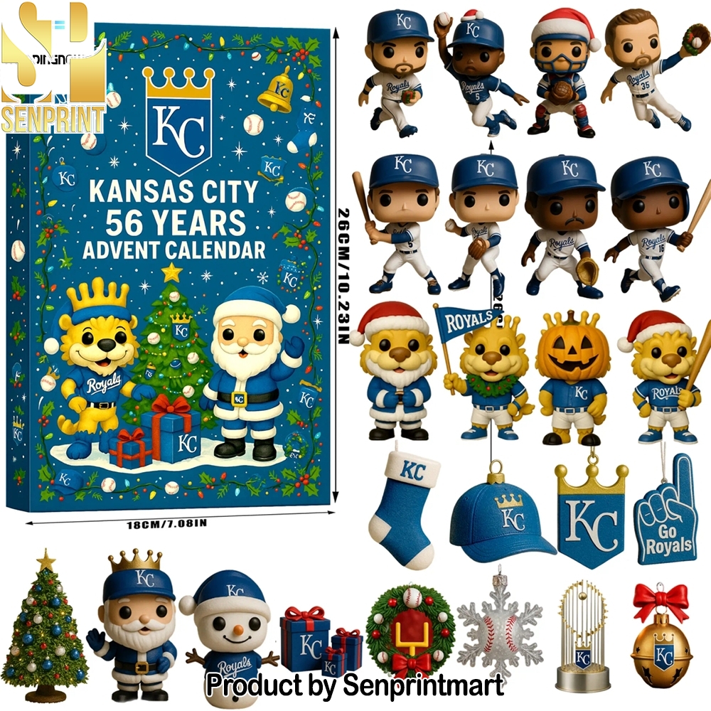 Kansas City Royals 56 Years Countdown Gift Set 2025