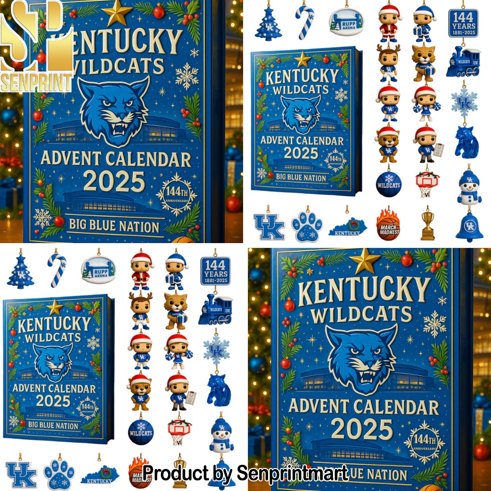 Kentucky Wildcats Christmas Countdown Calendar 2025