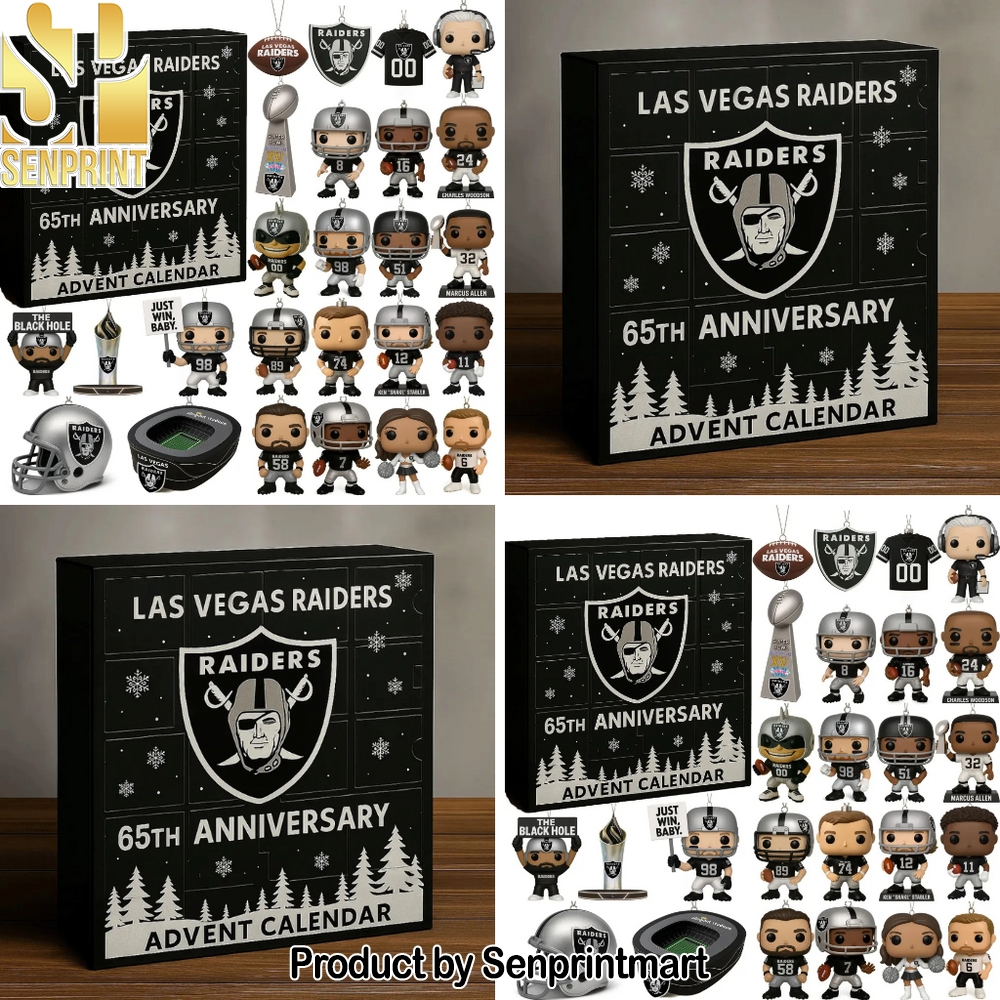 Las Vegas Raiders 65th Anniversary Countdown Gift Set 2025