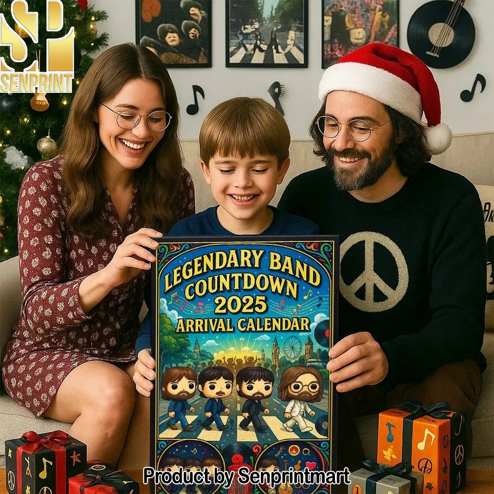 Legendary Band The Beatles Christmas Gift Holiday Countdown Box 2025 Legendary Band The Beatles Christmas Gift Holiday Countdown Box 2025