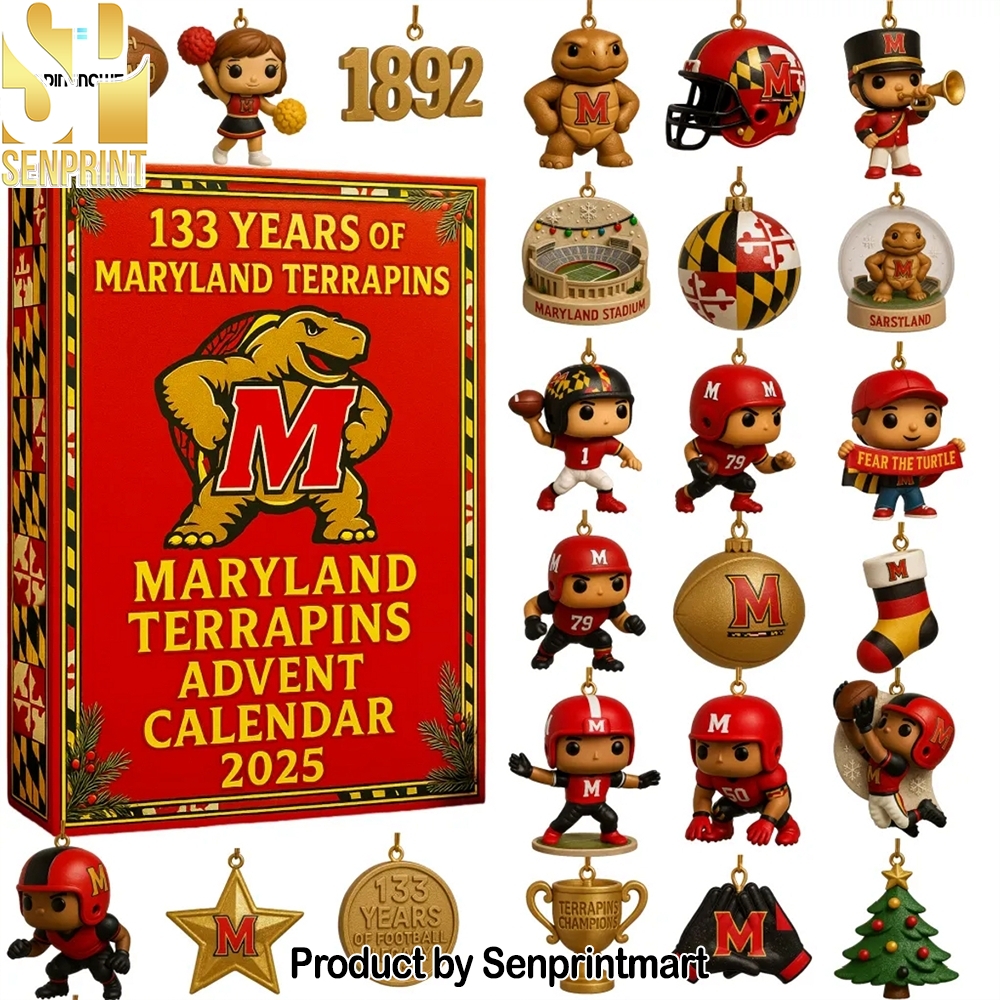 Maryland Terrapins 133 Years Football Anniversary Collectible Gift Set Holiday Gift Box 2025