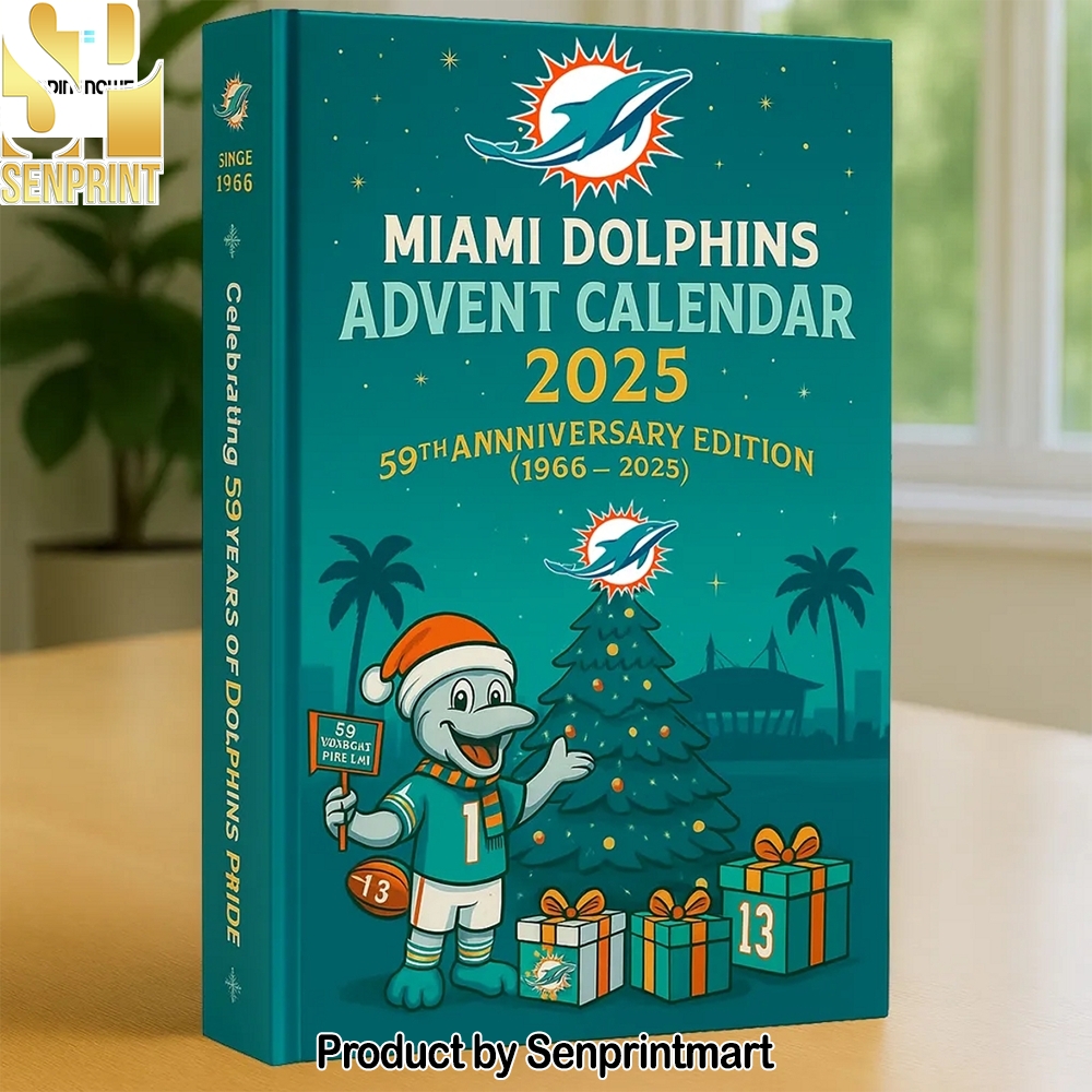 Miami Dolphins Countdown to Christmas Box 2025 Miami Dolphins Countdown to Christmas Box 2025
