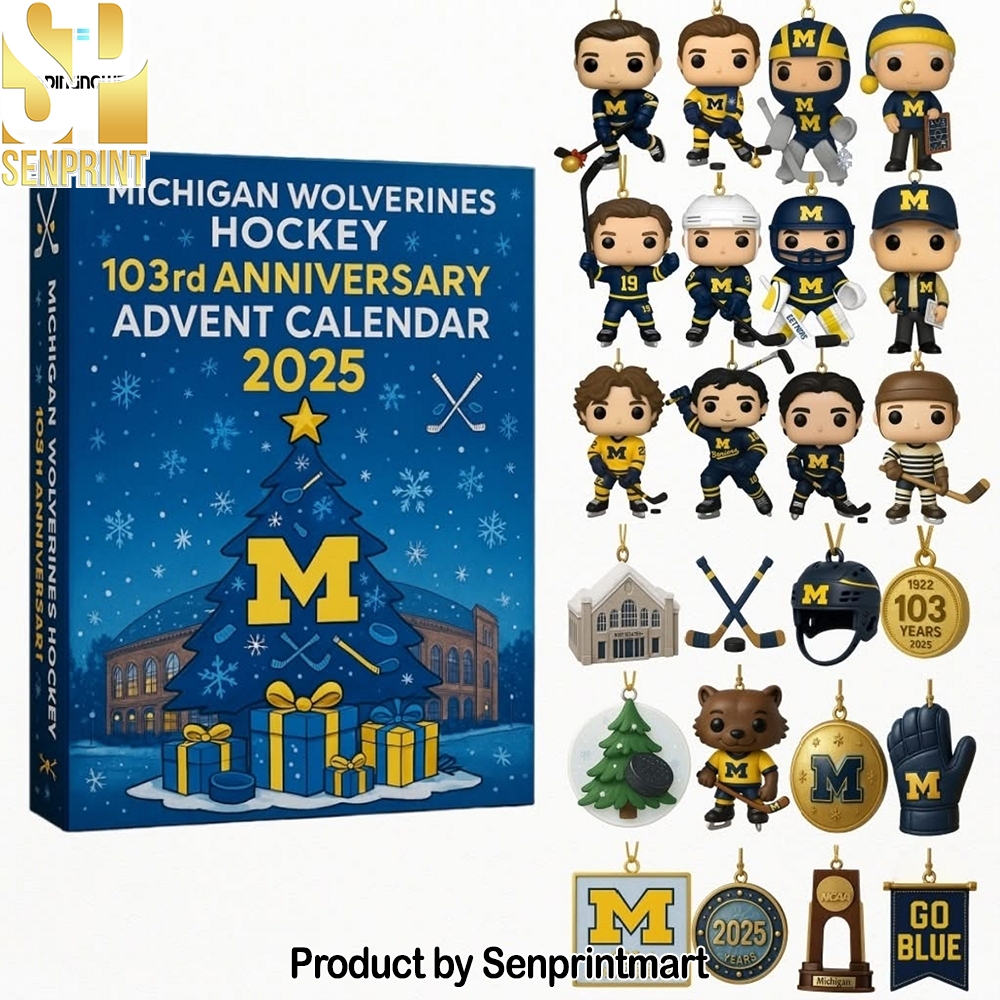 Michigan Wolverines Hockey 103Rd Anniversary Christmas Mystery Box 2025