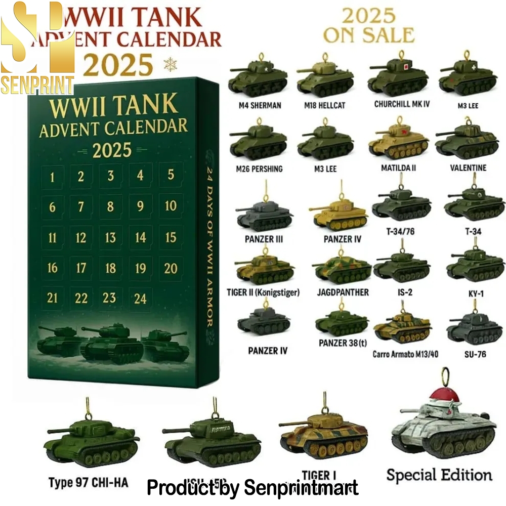 Military History Wwii Tank Christmas Surprise Box 2025