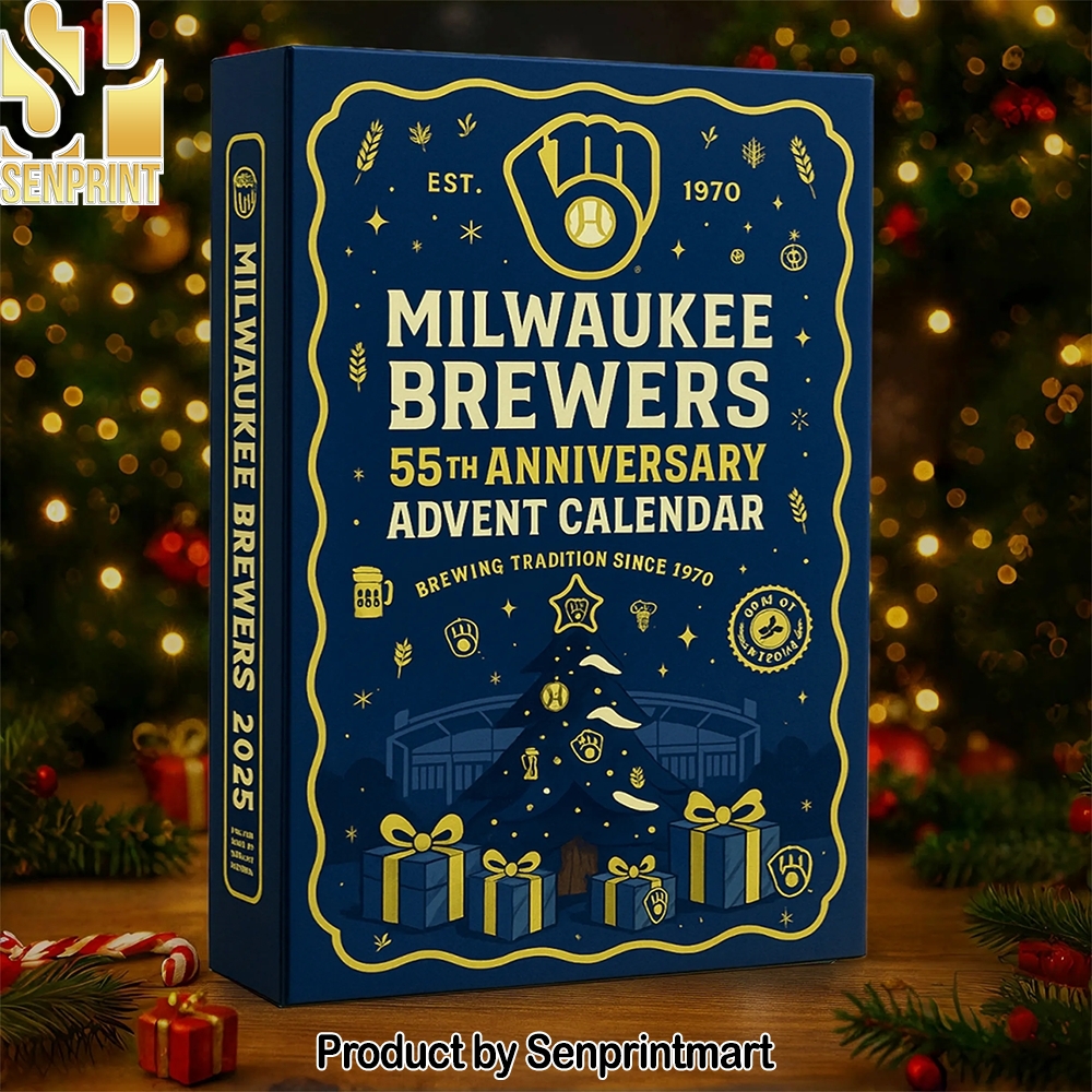 Milwaukee Brewers 55Th Anniversary Christmas Gift Calendar 2025