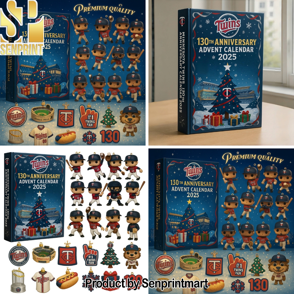 Minnesota Twins 130th Anniversary 24 Days of Christmas Box 2025