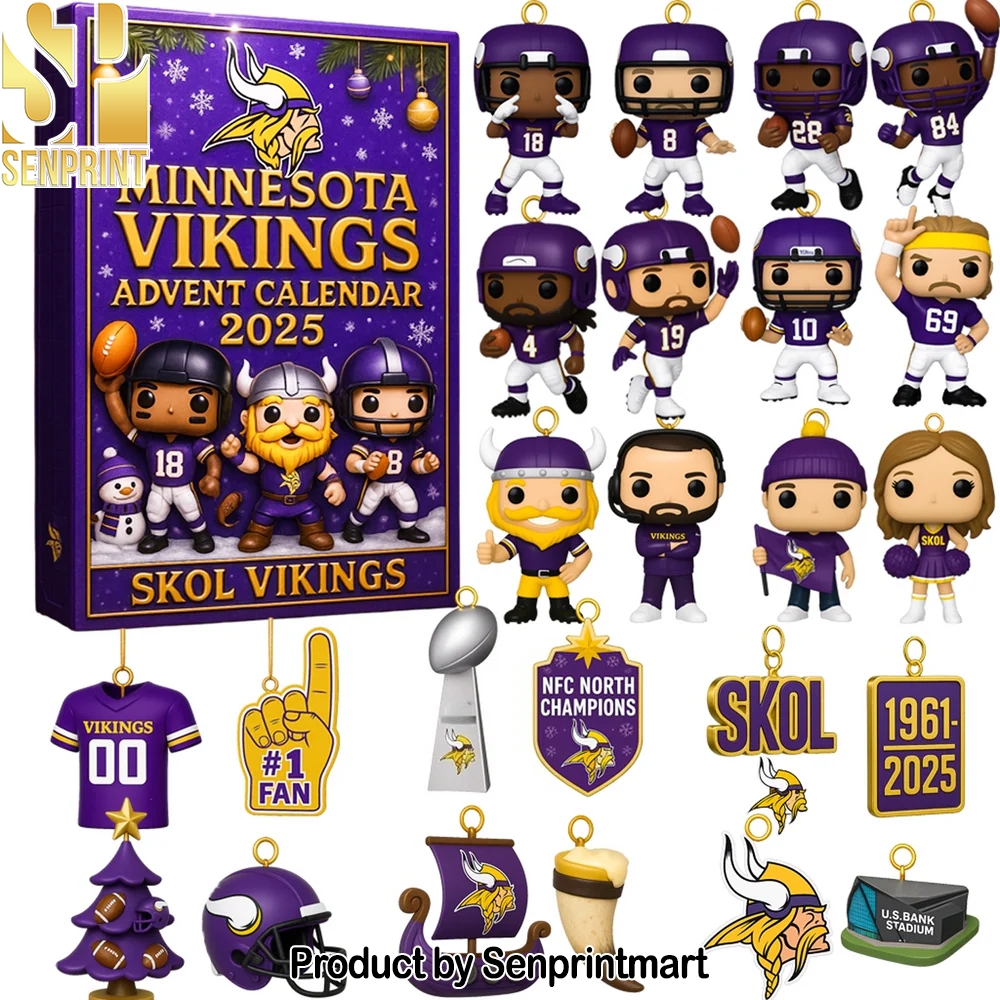 Minnesota Vikings x NFL Anniversary Holiday Treasure Box 2025