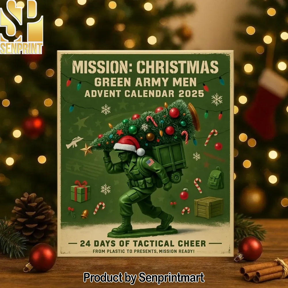 Mission Green Army Men Military Toy Soldier Christmas Collectibles Christmas Gift Calendar 2025