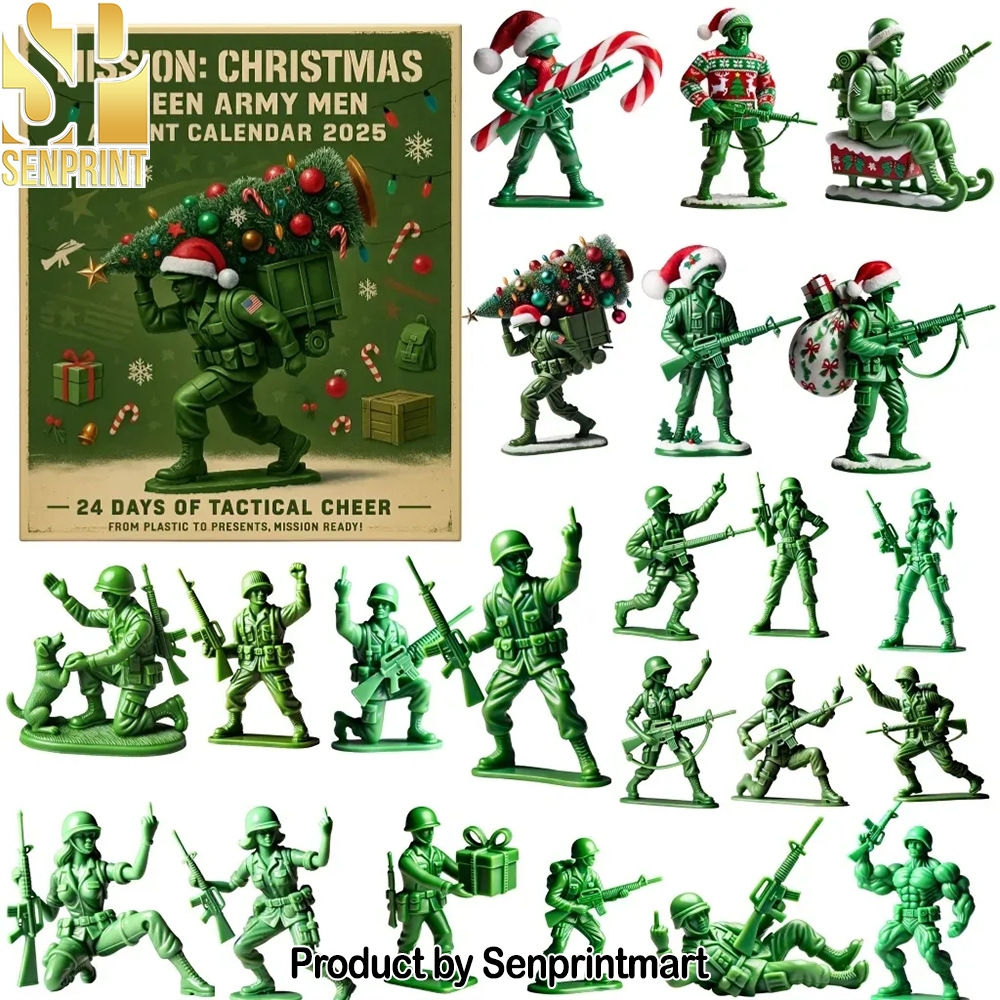 Mission Green Army Men Military Toy Soldier Christmas Collectibles Christmas Gift Calendar 2025 Mission Green Army Men Military Toy Soldier Christmas Collectibles Christmas Gift Calendar 2025