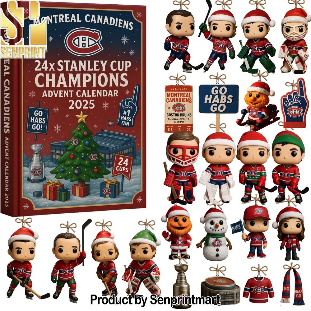 Montreal Canadiens 24X Stanley Cup Champions 2025 Advent Calendar Box 2025