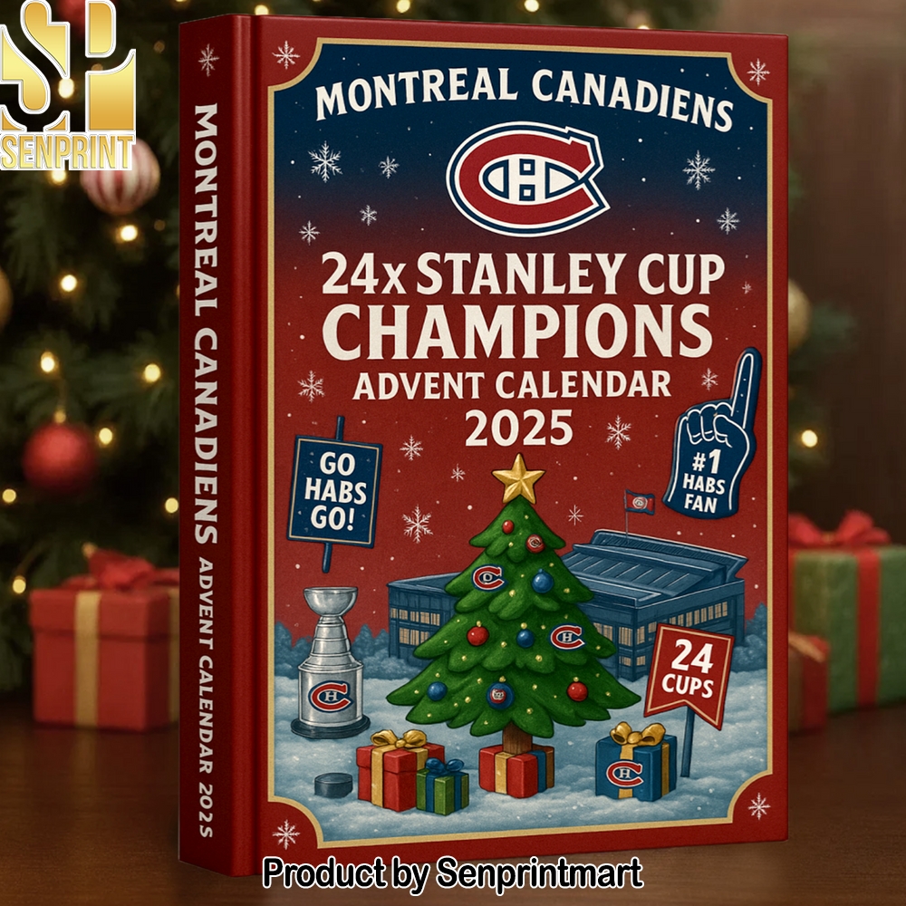 Montreal Canadiens 24X Stanley Cup Champions 2025 Advent Calendar Box 2025 Montreal Canadiens 24X Stanley Cup Champions 2025 Advent Calendar Box 2025