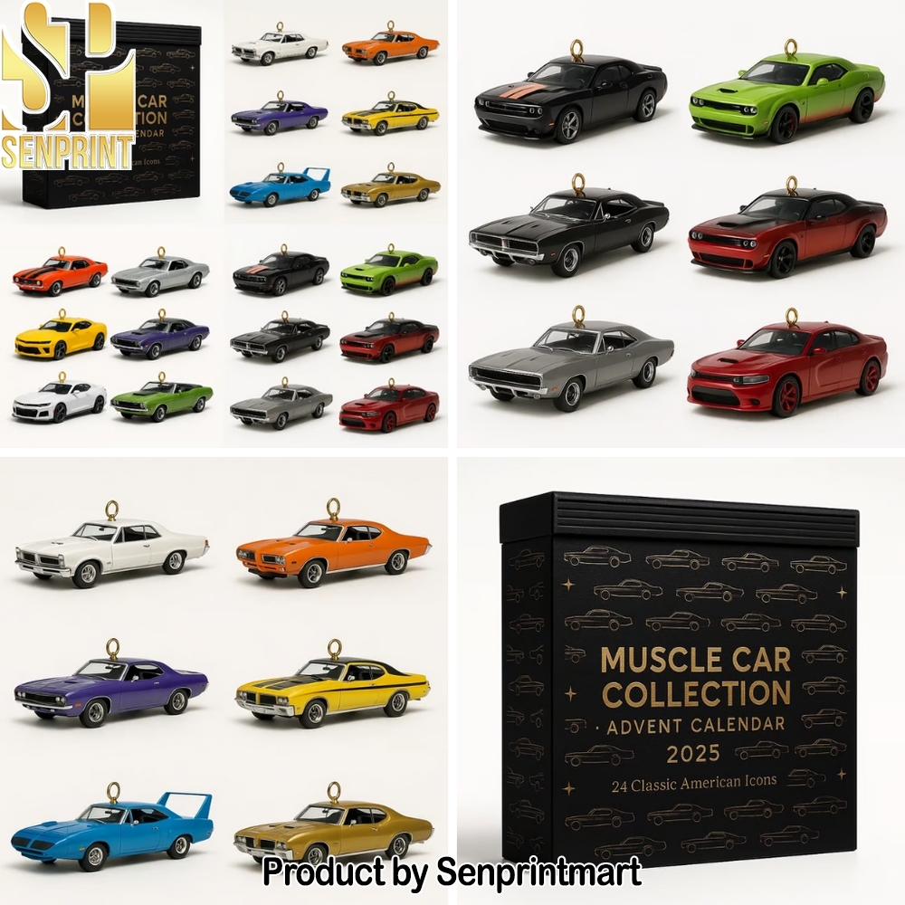 Muscle Car Holiday Countdown Box 2025