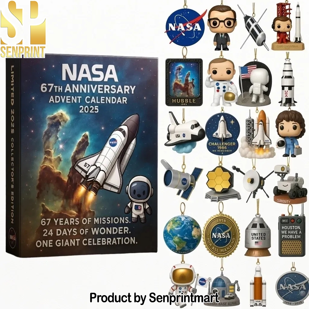 Nasa 67Th Anniversary Space Shuttle Astronaut Rocket Gift Set Christmas Gift Calendar 2025