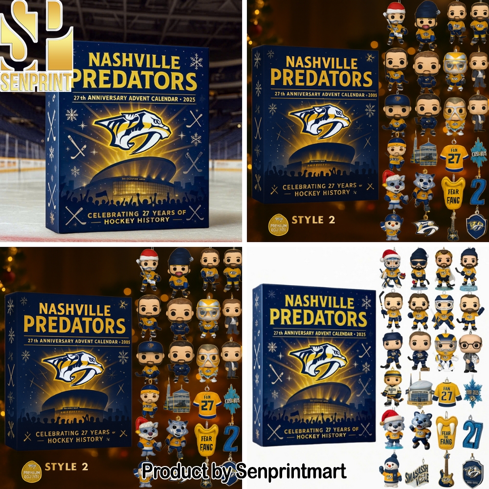 Nashville Predators 25th Anniversary Countdown to Christmas Box 2025