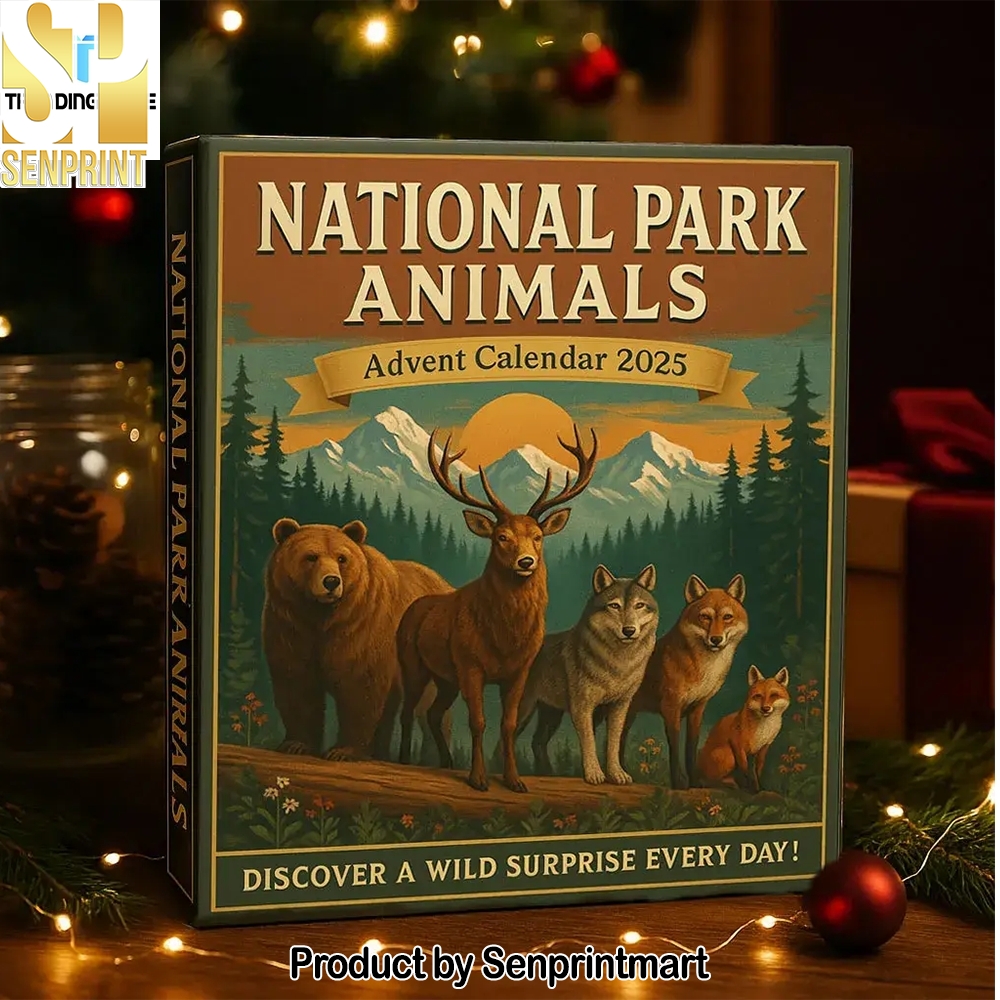 National Park Animals Christmas Gift Calendar 2025
