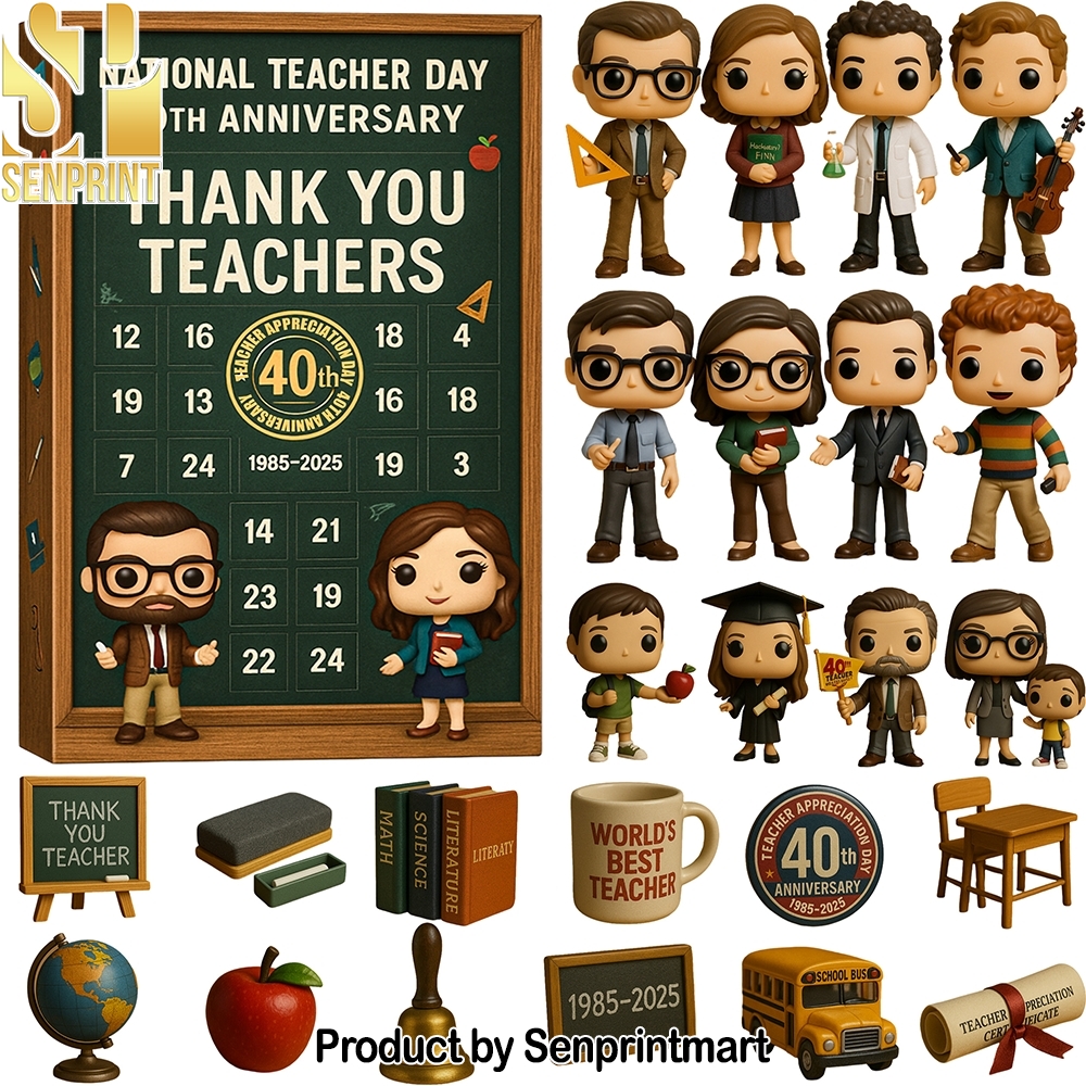 National Teacher Day 40Th Anniversary 2025 Advent Calendar 2025