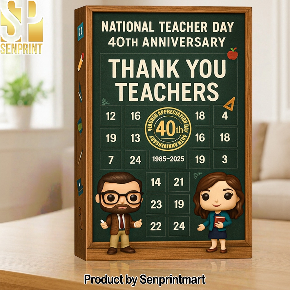National Teacher Day 40Th Anniversary 2025 Advent Calendar 2025 National Teacher Day 40Th Anniversary 2025 Advent Calendar 2025