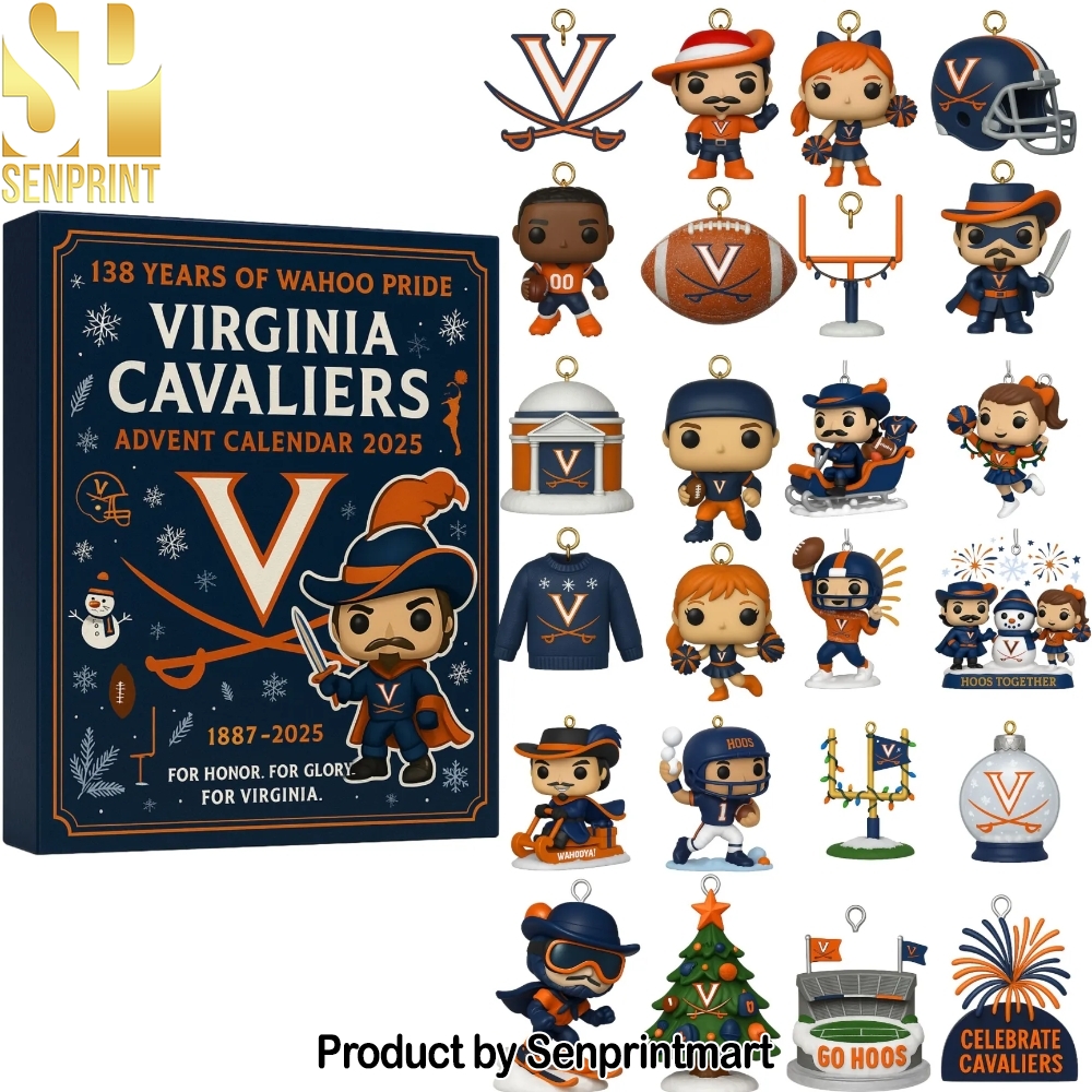 Ncaa Christmas Virginia Cavaliers 138Th Anniversary Christmas Gift Calendar 2025 Ncaa Christmas Virginia Cavaliers 138Th Anniversary Christmas Gift Calendar 2025