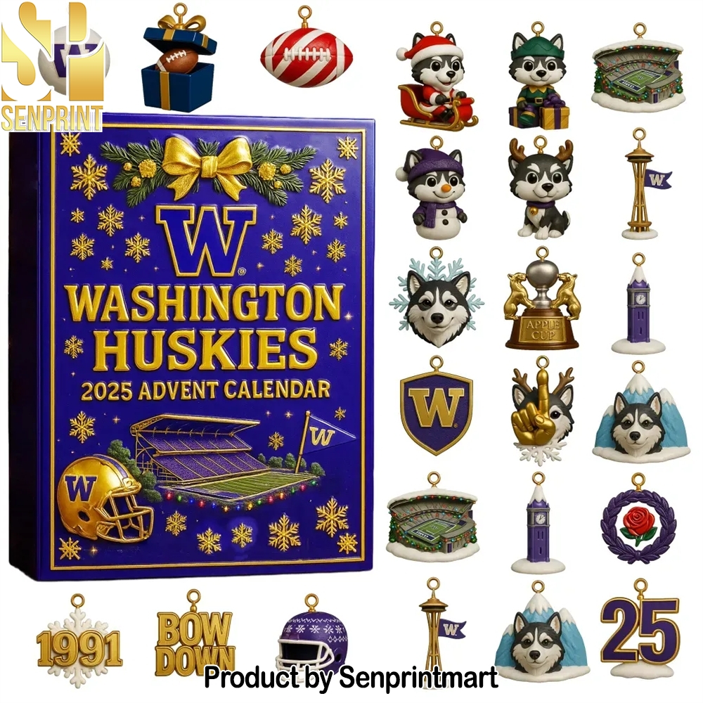Ncaa Football Washington Huskies Christmas Mystery Box 2025