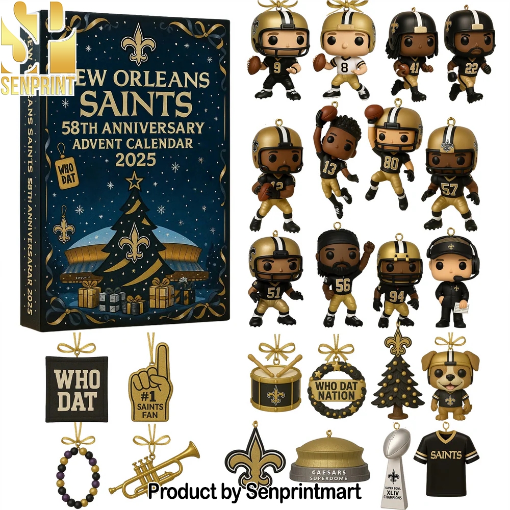 New Orleans Saints x NFL Anniversary Countdown Gift Set 2025