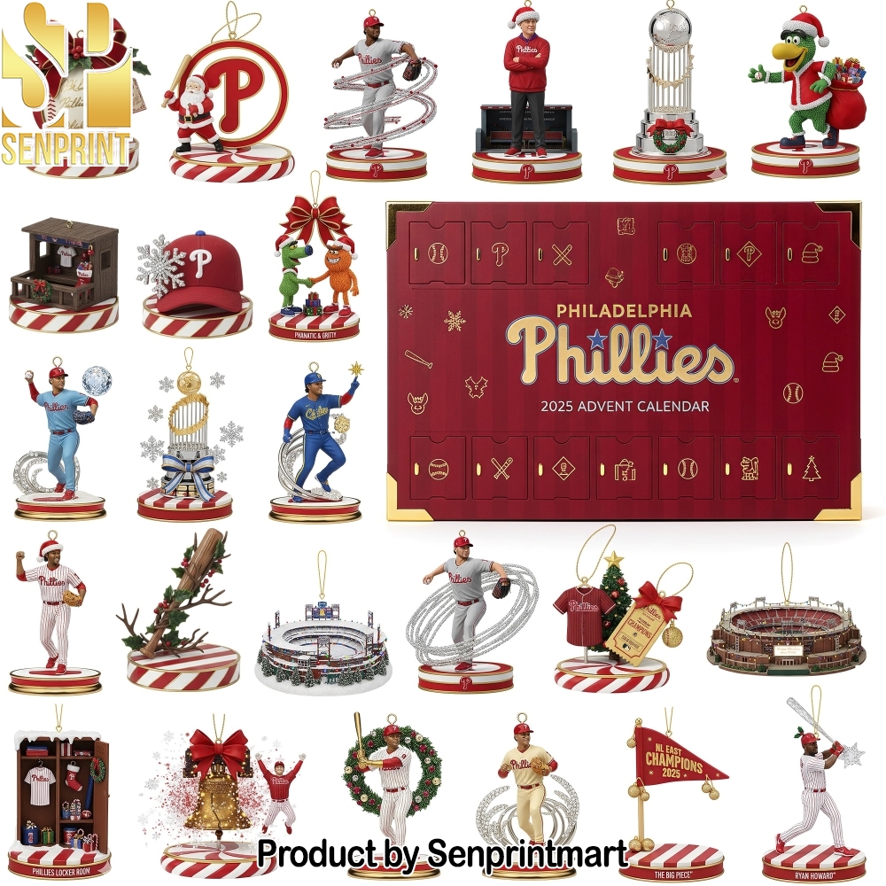 New Philadelphia Phillies Holiday Countdown Box 2025