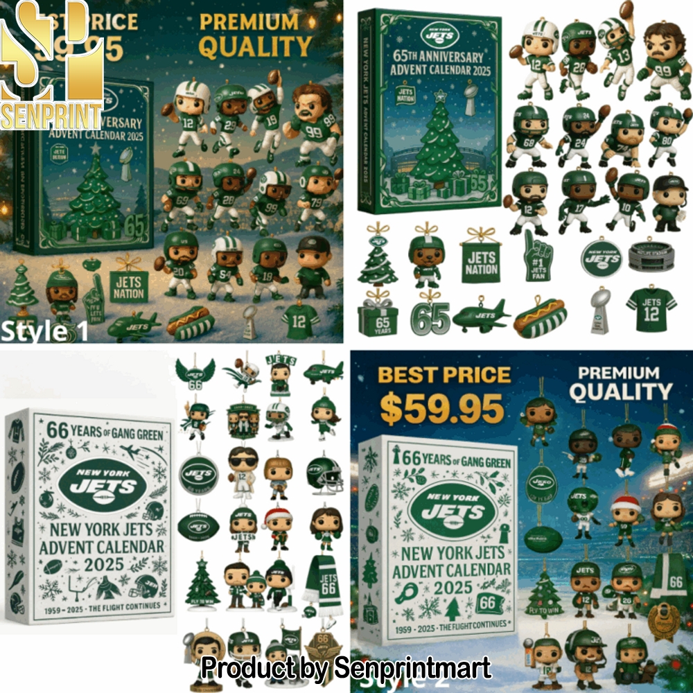 New York Jets 65th Anniversary Holiday Surprise Calendar 2025