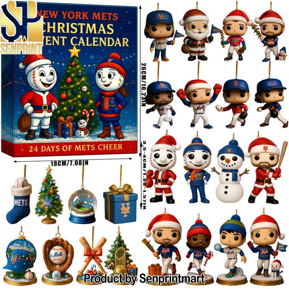 New York Mets Christmas 2025 Advent Calendar Box 2025