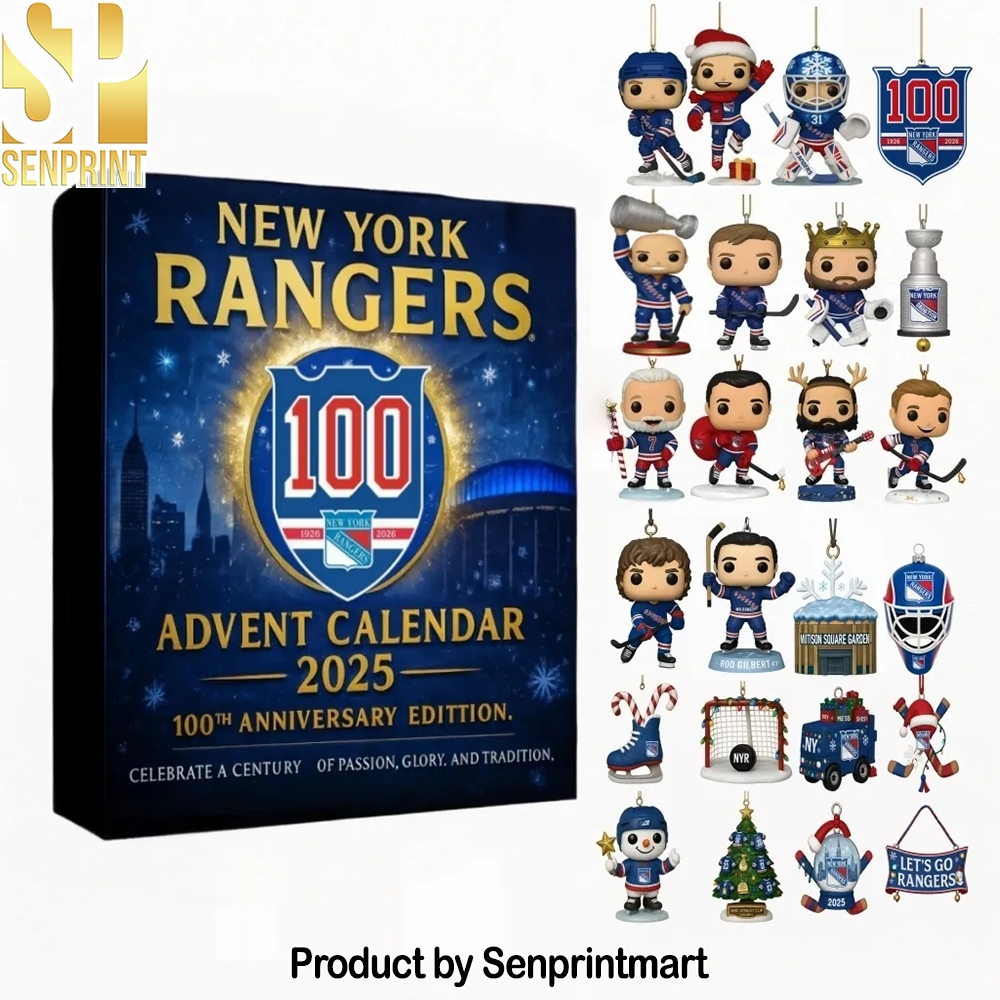 New York Rangers 100Th Anniversary 2025 Advent Calendar 2025