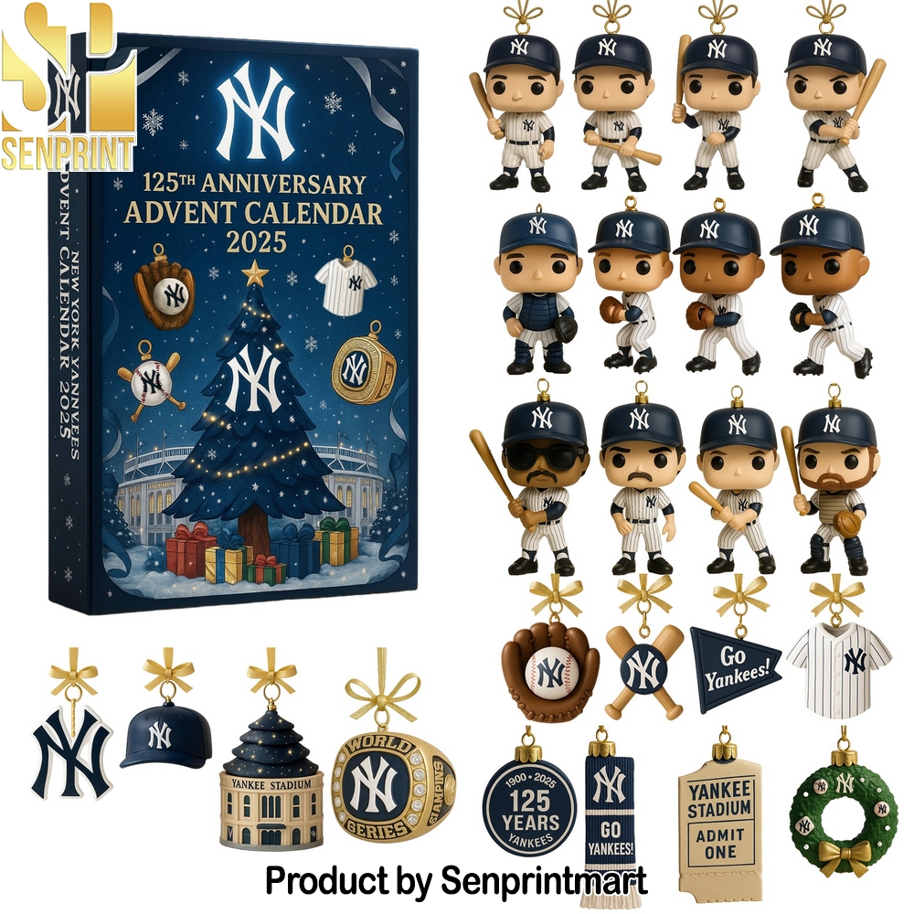 New York Yankees 125th Anniversary 2025 Advent Calendar Box 2025