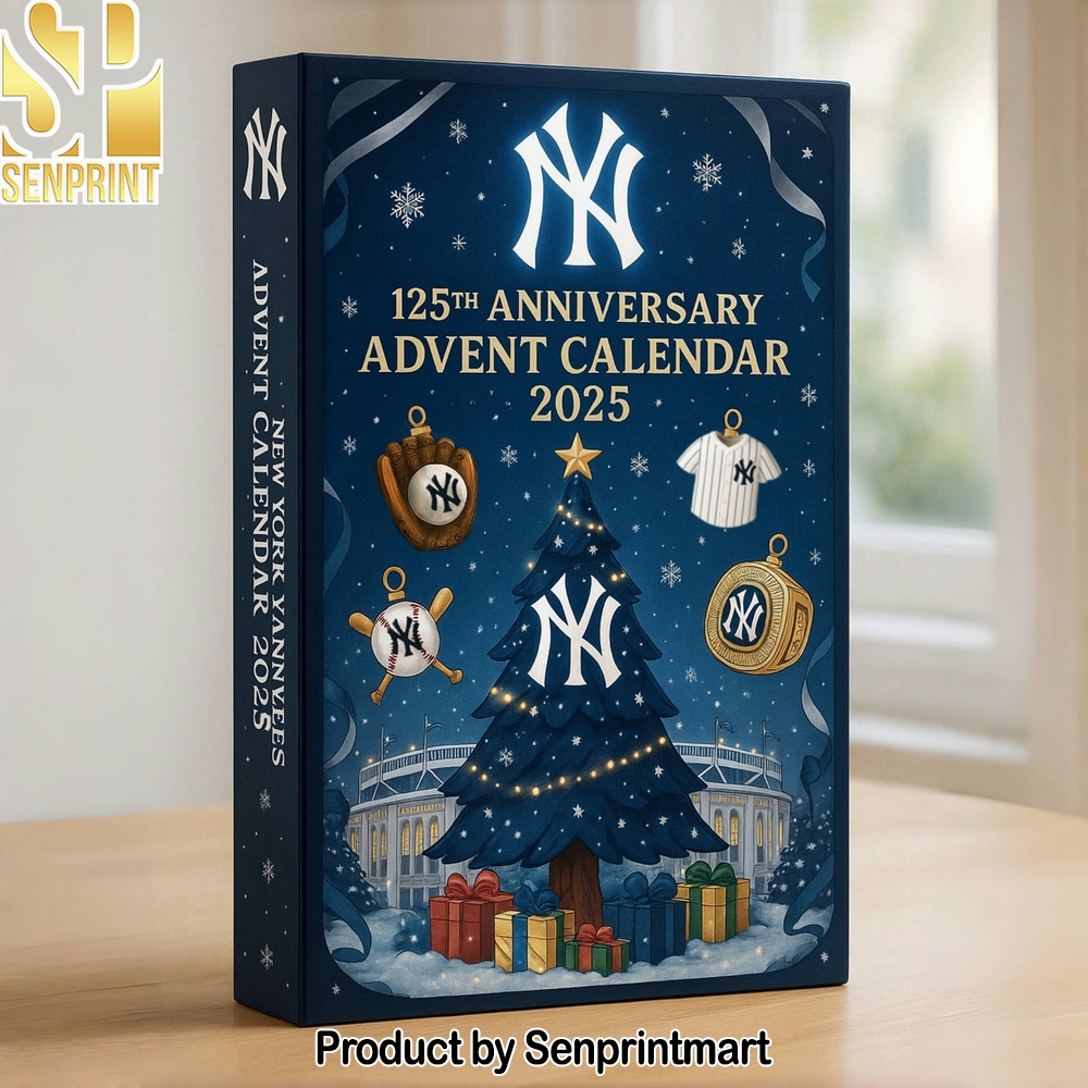 New York Yankees 125th Anniversary 2025 Advent Calendar Box 2025 New York Yankees 125th Anniversary 2025 Advent Calendar Box 2025
