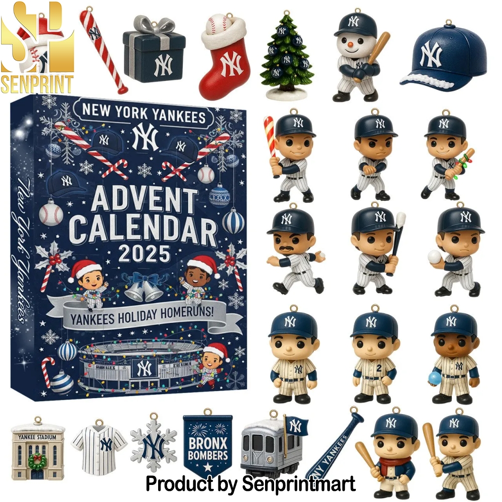 New York Yankees Xmas Countdown Box 2025