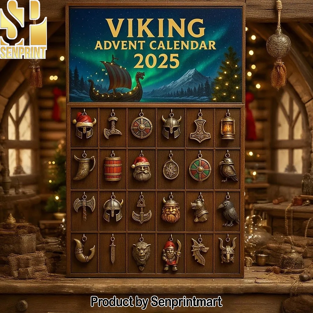 Norse Mythology Viking Christmas Gift Calendar 2025