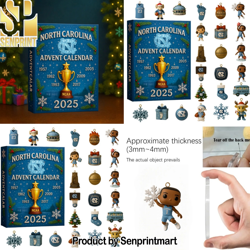 North Carolina Tar Heels Christmas Surprise Box 2025