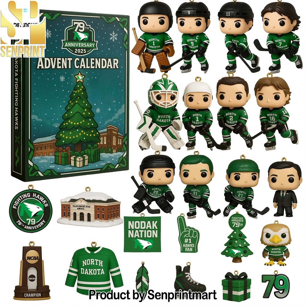 North Dakota Fighting Hawks 79Th Anniversary 2025 Advent Calendar 2025