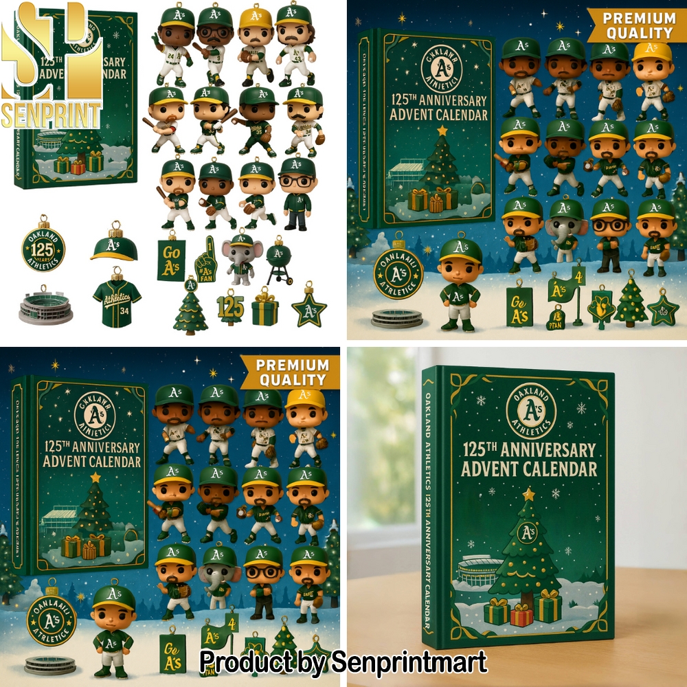 Oakland Athletics 125th Anniversary 2025 Advent Calendar 2025