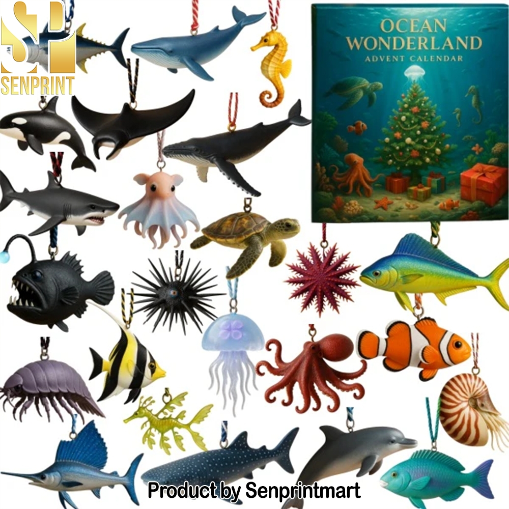 Ocean Wonderland Treasures Of The Deep Holiday Countdown Box 2025