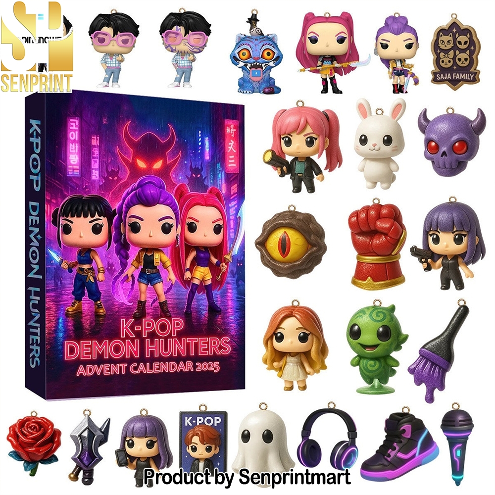 Official Kpop Demon Hunters Countdown to Christmas Box 2025