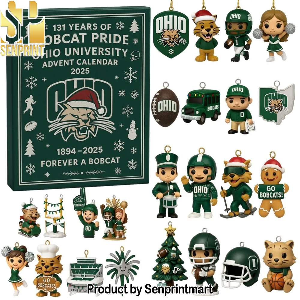 Ohio Bobcats 131St Anniversary Christmas Countdown Calendar 2025