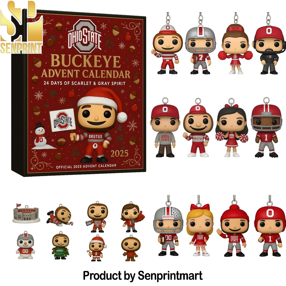 Ohio State Buckeyes 2025 Advent Calendar Box 2025