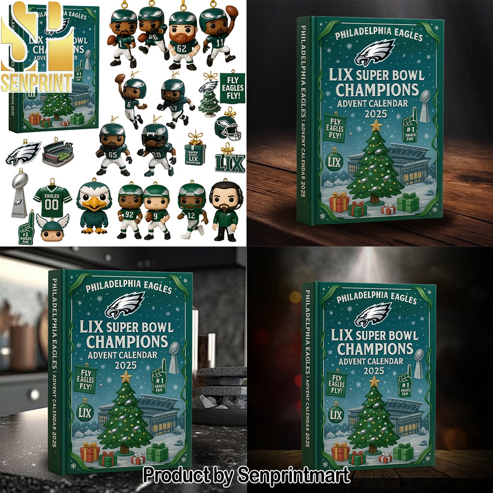 Philadelphia Eagles – Super Bowl LIX Champions Holiday Surprise Calendar 2025