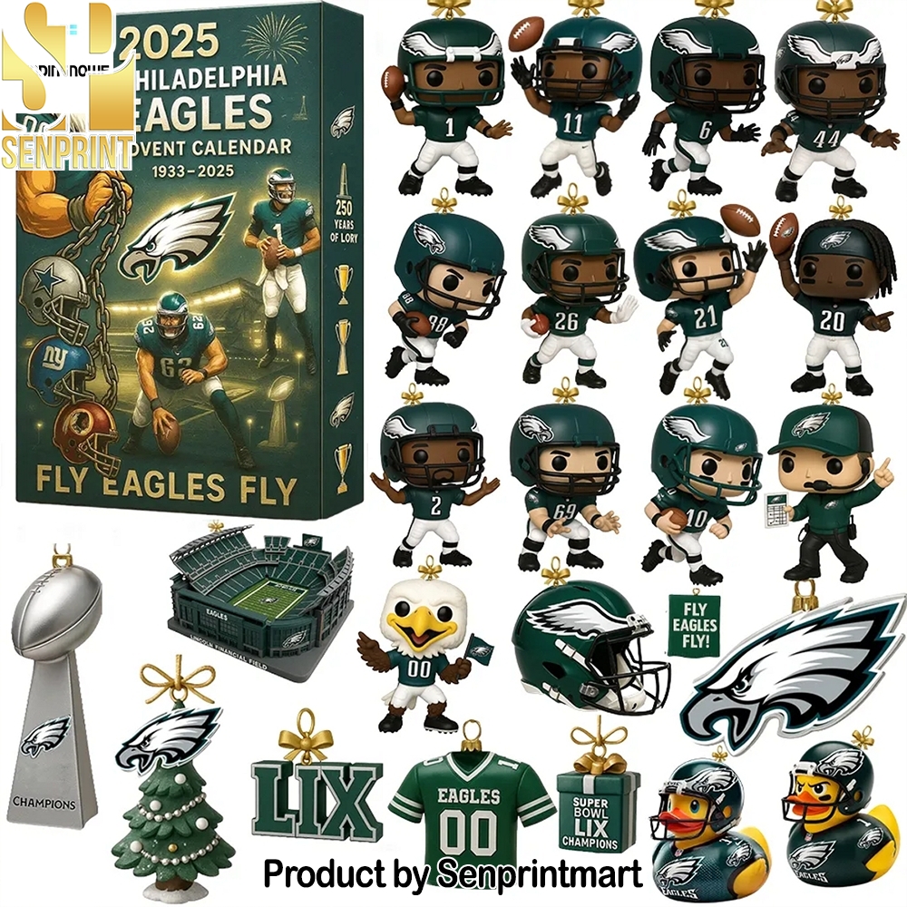 Philadelphia Eagles 250Th Anniversary Countdown to Christmas Box 2025