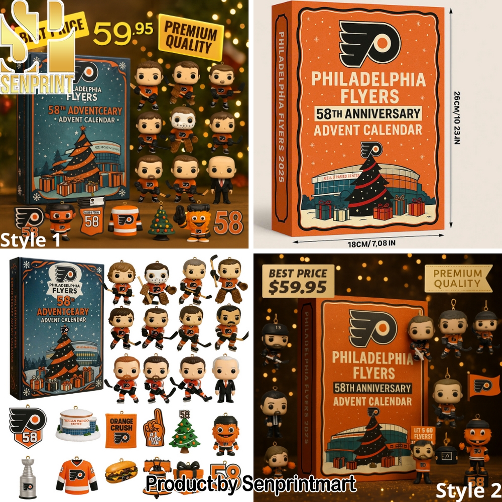 Philadelphia Flyers 58th Anniversary 24 Days of Christmas Box 2025