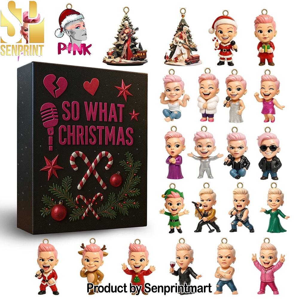 Pink So What Christmas Christmas Daily Gift Box 2025