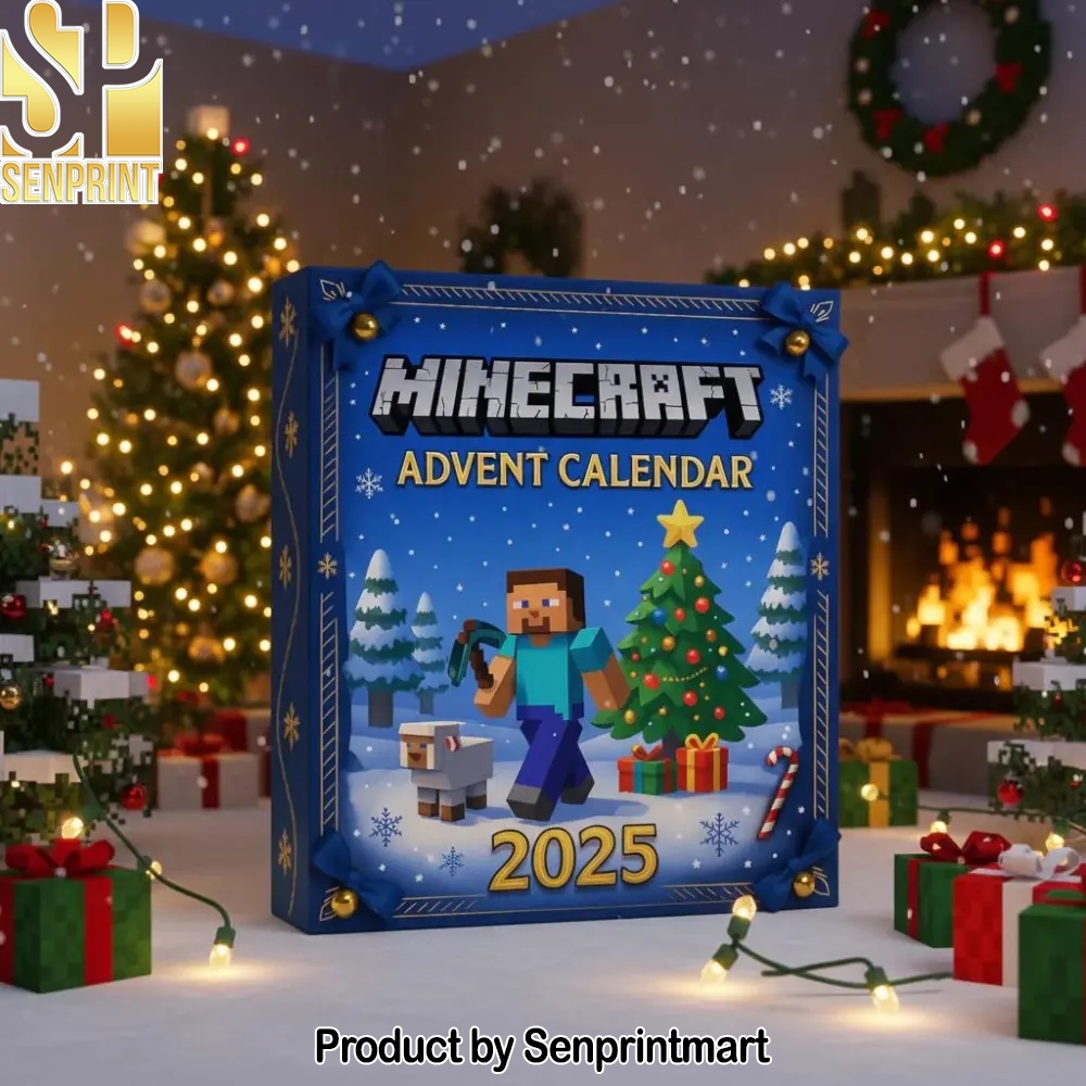 Pixel World Festive Minecraft Christmas Countdown Calendar 2025