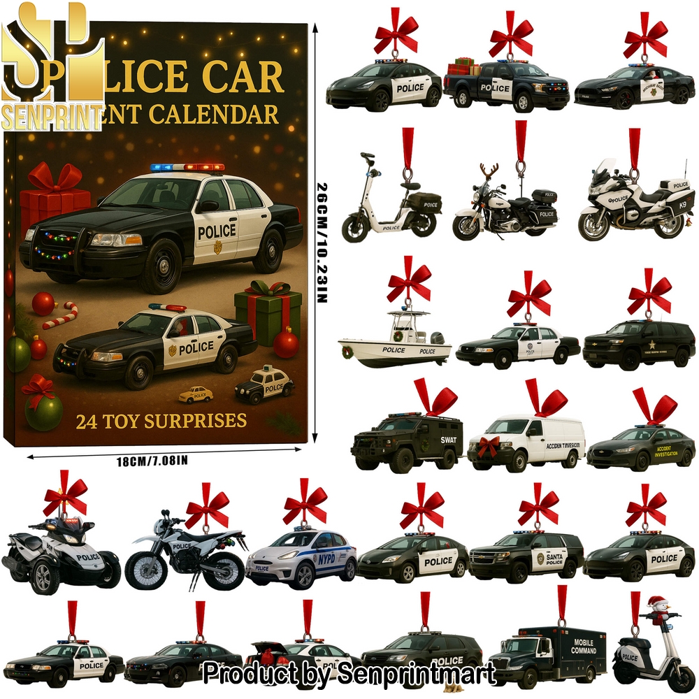 Police Car 2025 Advent Calendar Box 2025