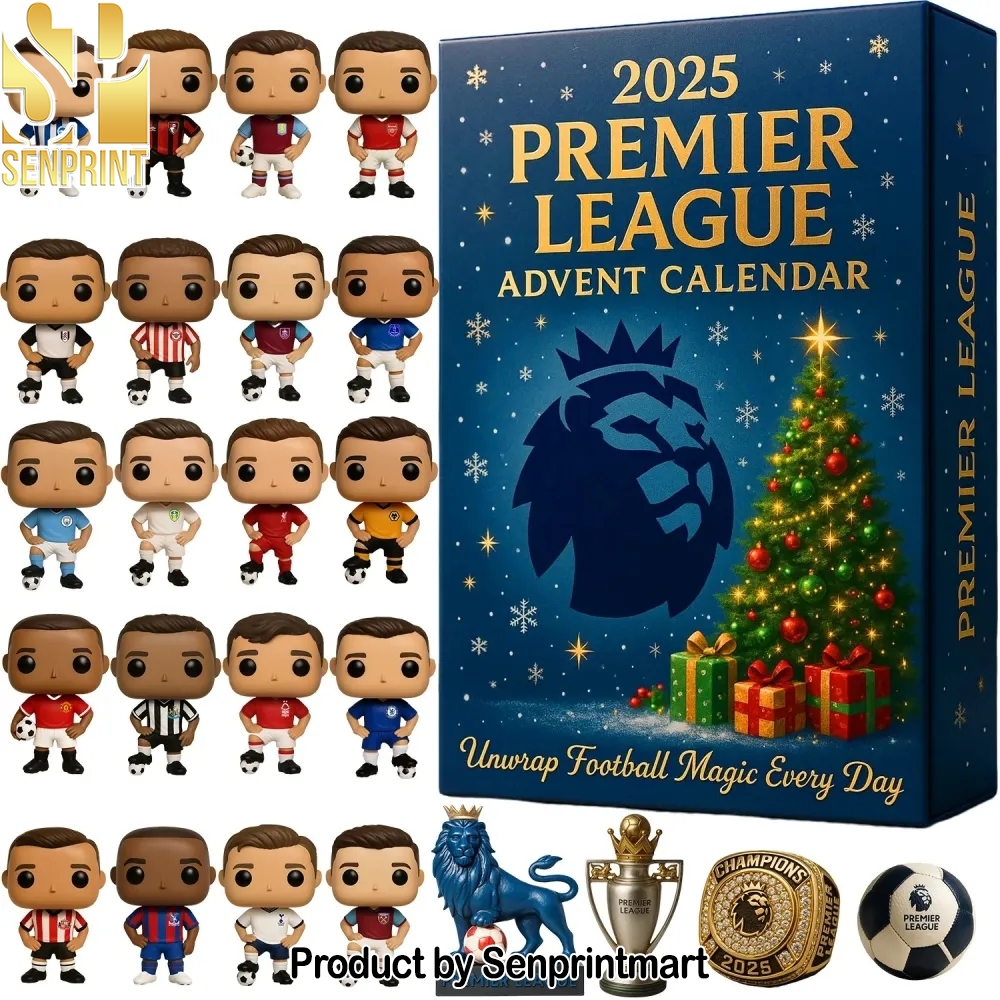 Premier League Unwrap Football Magic Every Day Christmas Daily Gift Box 2025
