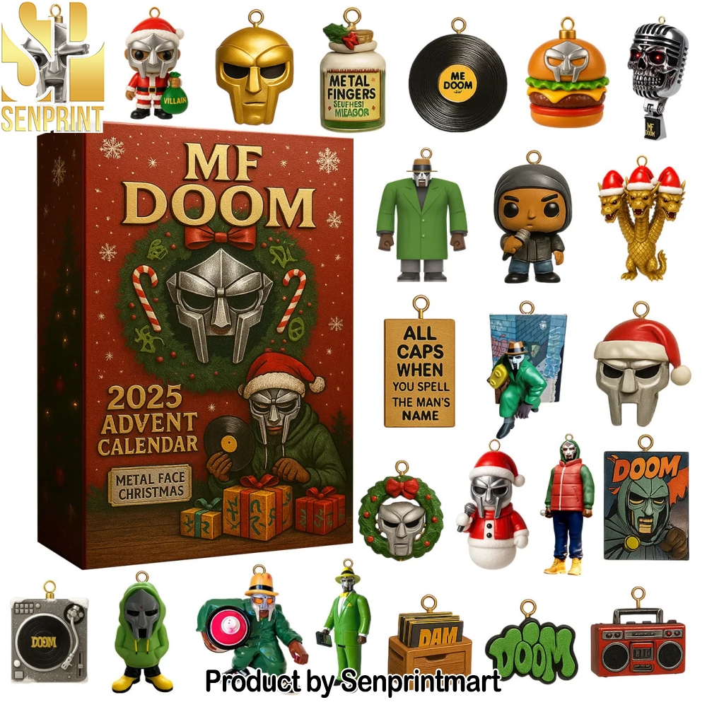Rapper MF DOOM Christmas Gift Calendar 2025