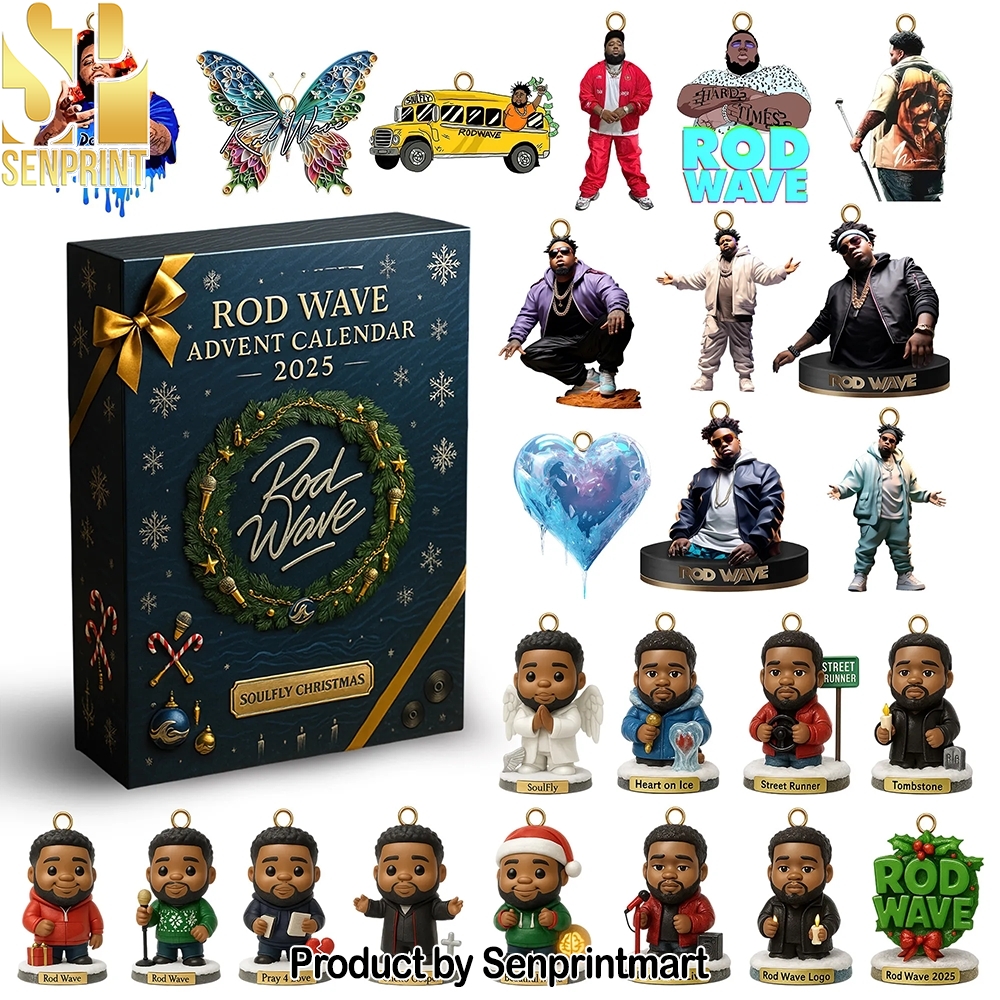 Rod Wave Soulful Christmas Gift For Music Fans Countdown to Christmas Box 2025